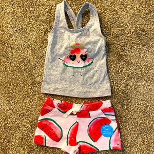 CARTERS Baby Girl Watermelon outfit !
